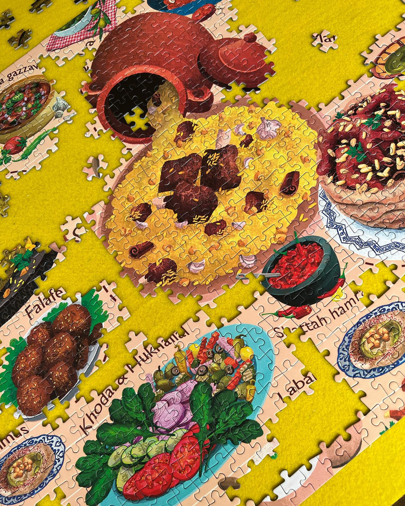 Palestinian Feast | 1000 & 100 Piece Jigsaw Puzzle